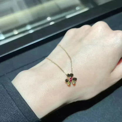 [Regal Gem]FRIVOLE GOLD FLOWER NECKLACE