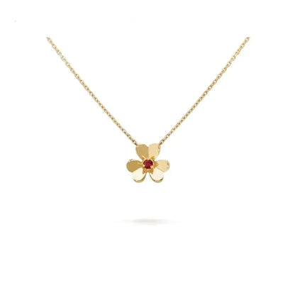 [Regal Gem]FRIVOLE GOLD FLOWER NECKLACE