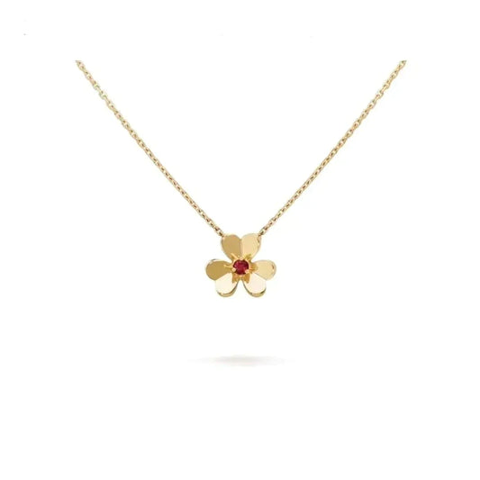 [Regal Gem]FRIVOLE GOLD FLOWER NECKLACE