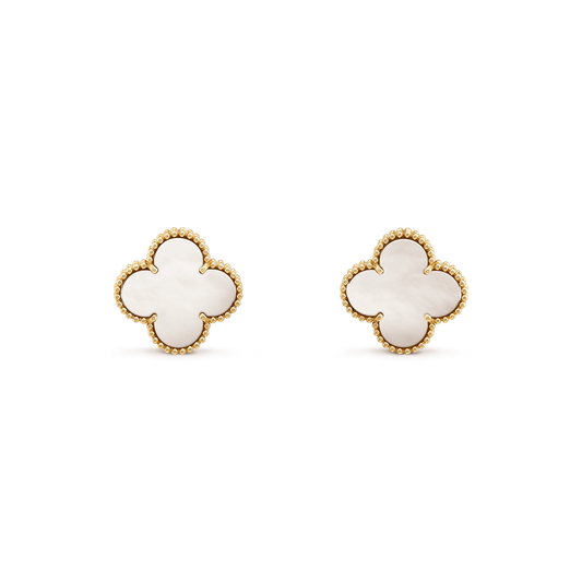 [Regal Gem]CLOVER MINI GOLD EARRINGS
