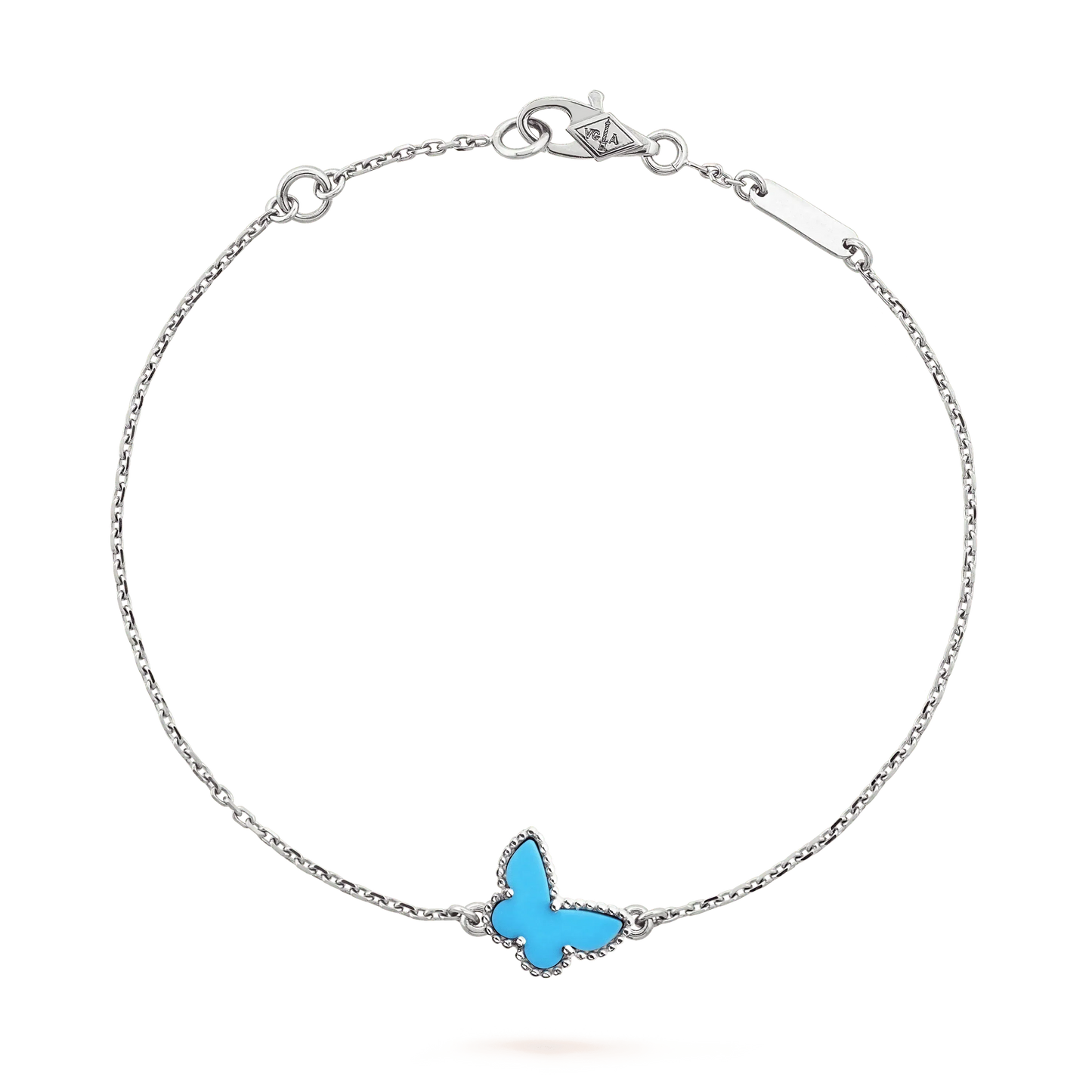 [Regal Gem]BUTTERFLY TURQUOISE BUTTERFLY BRACELET SILVER