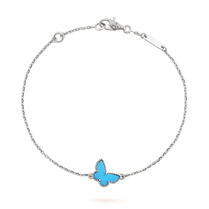 [Regal Gem]BUTTERFLY TURQUOISE BUTTERFLY BRACELET SILVER