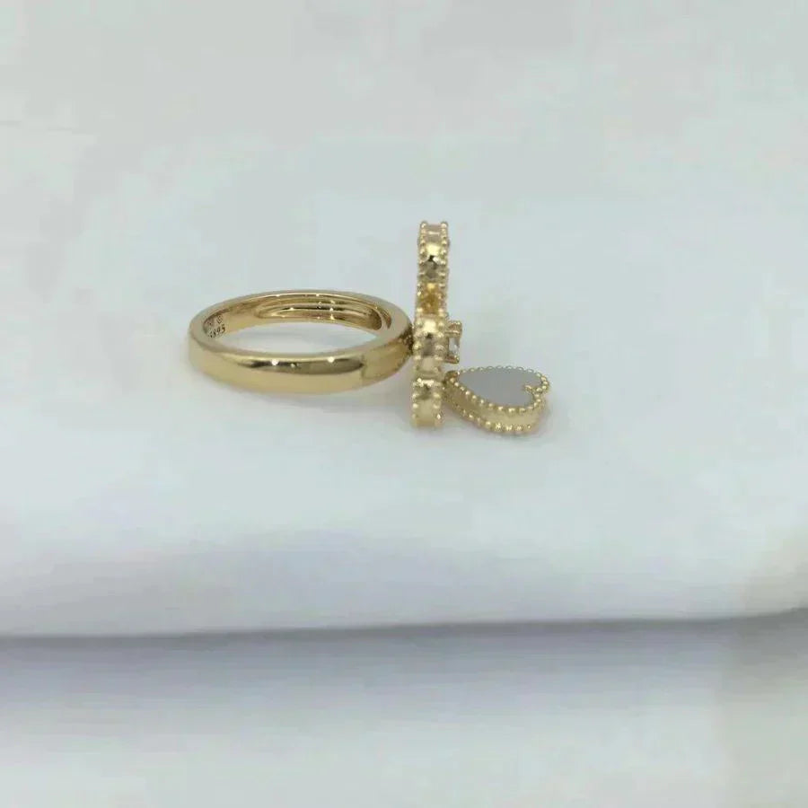 [Regal Gem]SWEET CLOVER WHITE MOP RING