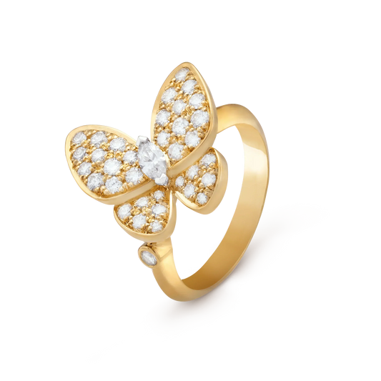 [Regal Gem]BUTTERFLY DIAMOND RING