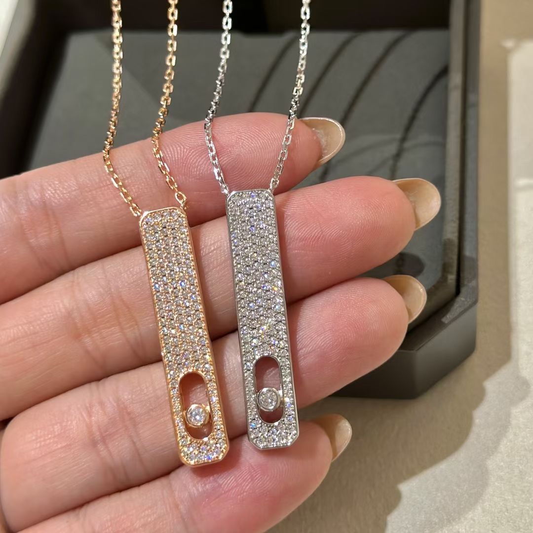 [Regal Gem]MY FIRST DIAMOND PAVED NECKLACE
