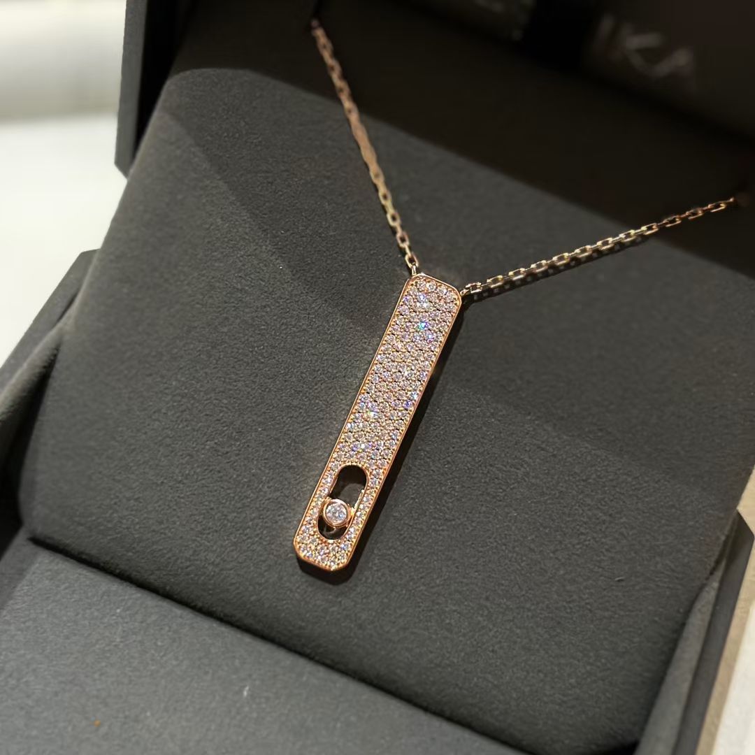 [Regal Gem]MY FIRST DIAMOND PAVED NECKLACE