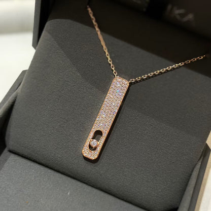 [Regal Gem]MY FIRST DIAMOND PAVED NECKLACE