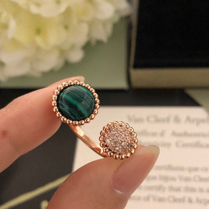 [Regal Gem]PERLEE COULEURS DIAMOND Regal Gem GOLD BETWEEN THE FINGER RING