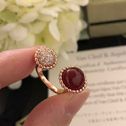 [Regal Gem]PERLEE COULEURS DIAMOND Regal Gem GOLD BETWEEN THE FINGER RING