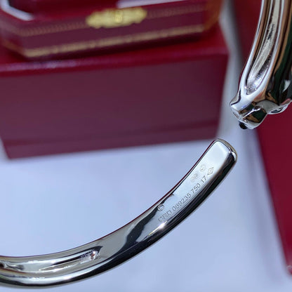 [Regal Gem]PANTHERE SILVER OPEN BRACELET