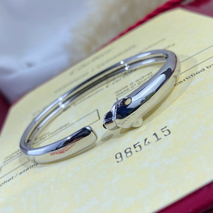 [Regal Gem]PANTHERE SILVER OPEN BRACELET