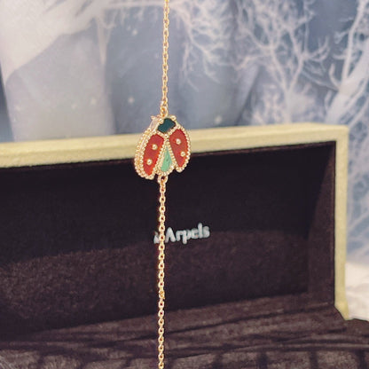 [Regal Gem]LUCKY SPRING 1 MOTIF PINK GOLD BRACELET