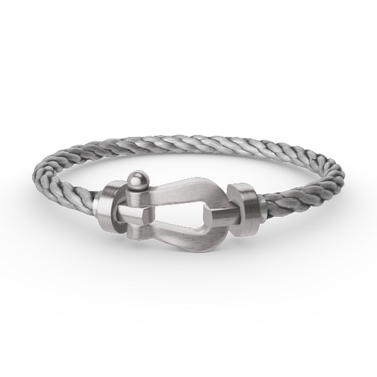 [Regal Gem]FORCE LARGE HORSESHOE NO DIAMOND BRACELET SILVER