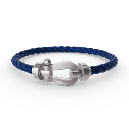 [Regal Gem]FORCE LARGE HORSESHOE NO DIAMOND BRACELET SILVER