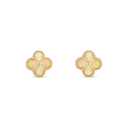 [Regal Gem]CLOVER MEDIUM 1 MOTIFS LASER EARRINGS