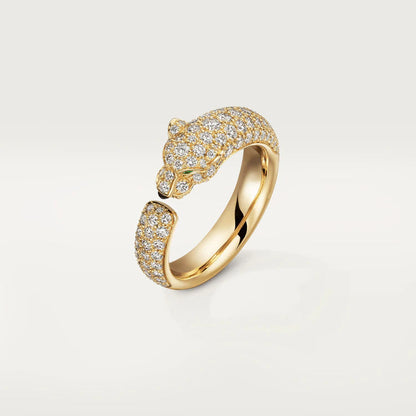 [Regal Gem]PANTHERE PINK GOLD DIAMOND RING