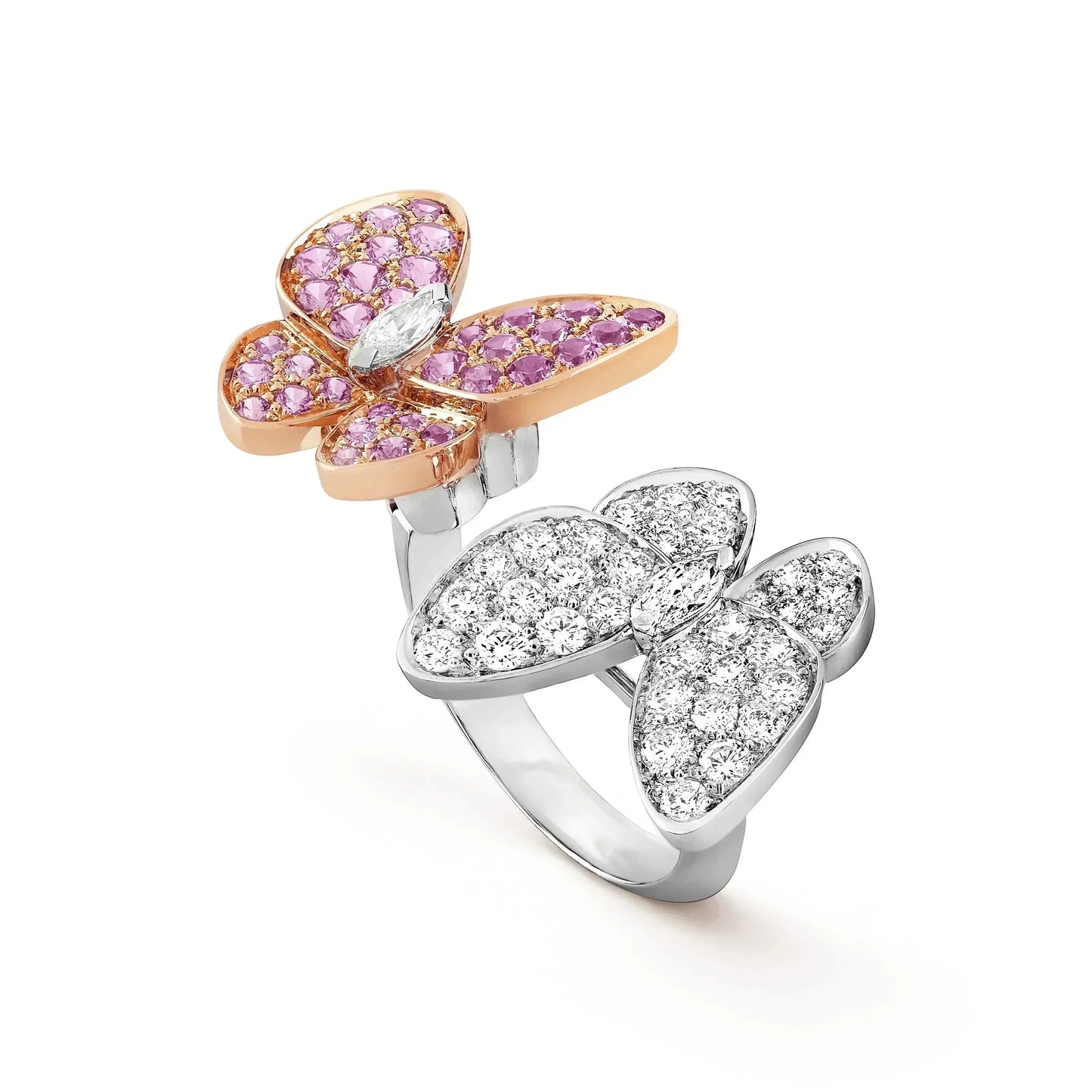 [Regal Gem]TWIN BUTTERFLY DIAMOND RING