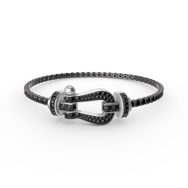 [Regal Gem]FORCE  LARGE HORSESHOE FULL DIAMOND TENNIS BRACELET